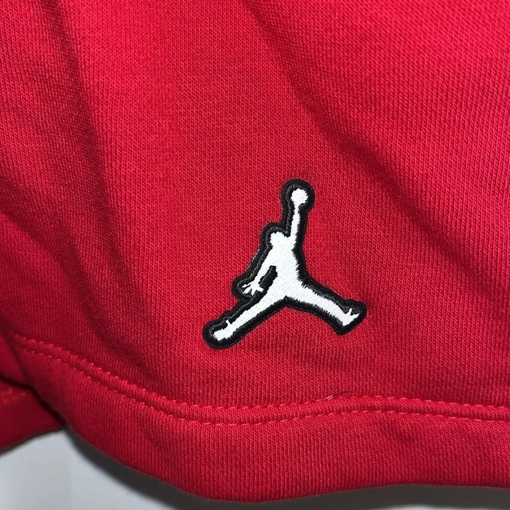 Red Nike Jordan Jumpman training Basketball Fleece Swingman shorts w/pockets XL